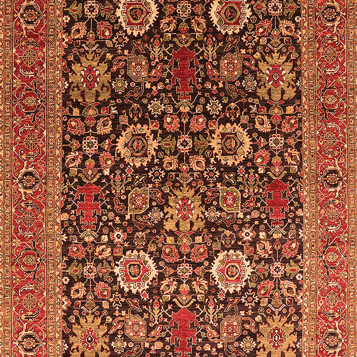 Oriental Orange Industrial Rug, urb1804org