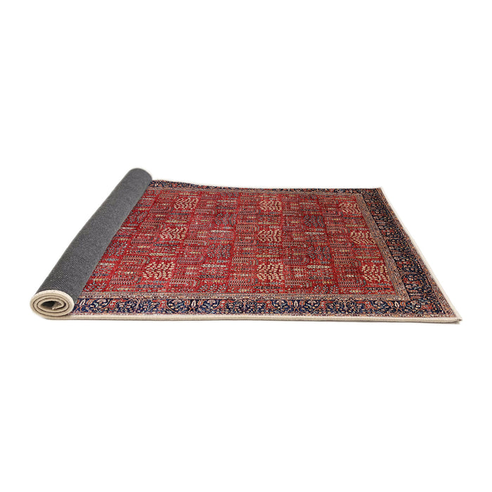 Sideview of Mid-Century Modern Light Copper Gold Oriental Rug, urb1805