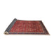 Sideview of Mid-Century Modern Light Copper Gold Oriental Rug, urb1805