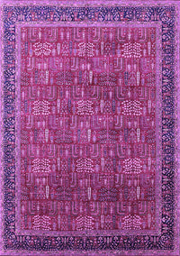 Oriental Purple Industrial Rug, urb1805pur