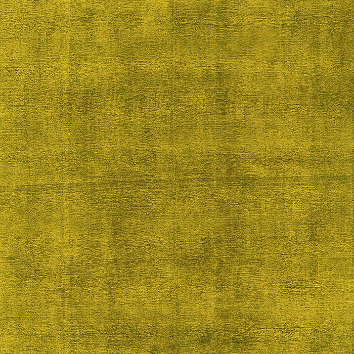 Machine Washable Oriental Yellow Industrial Rug, wshurb1806yw