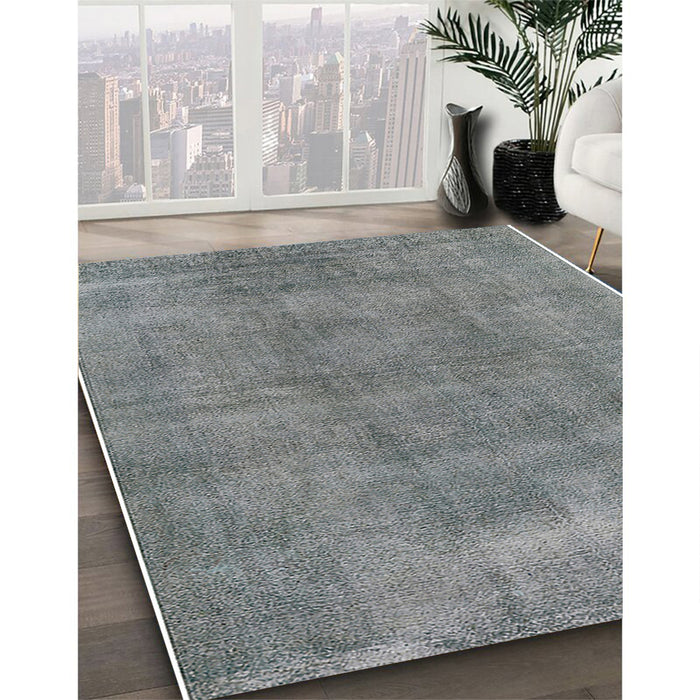 Machine Washable Industrial Modern Grey Gray Rug in a Family Room, wshurb1806