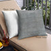 Front View of Mid-Century Modern Urban Square Gray Throw Pillow, 18 inch by 18 inch, pwurb1806