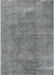 Machine Washable Industrial Modern Grey Gray Rug, wshurb1806