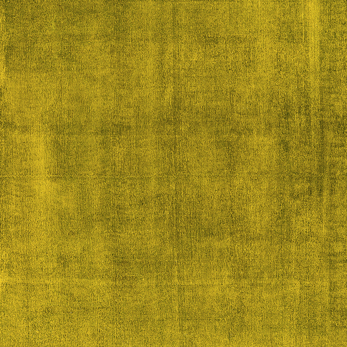 Square Machine Washable Oriental Yellow Industrial Rug, wshurb1806yw
