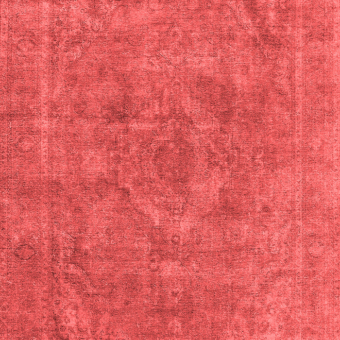 Machine Washable Oriental Red Industrial Rug, wshurb1807red