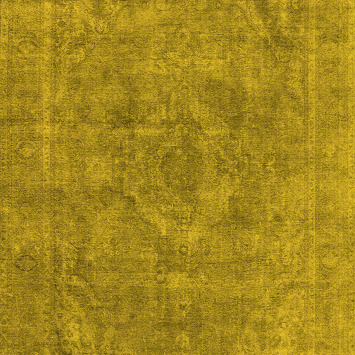Oriental Yellow Industrial Rug, urb1807yw