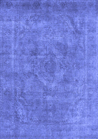 Oriental Blue Industrial Rug, urb1807blu