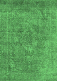 Oriental Emerald Green Industrial Rug, urb1807emgrn