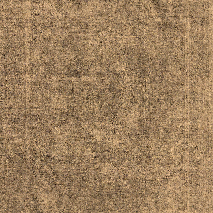 Machine Washable Oriental Brown Industrial Rug, wshurb1807brn