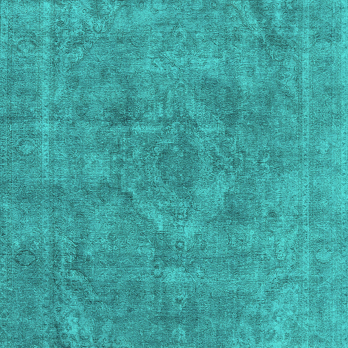 Oriental Turquoise Industrial Rug, urb1807turq