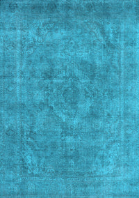 Oriental Light Blue Industrial Rug, urb1807lblu