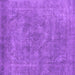 Square Oriental Purple Industrial Rug, urb1807pur