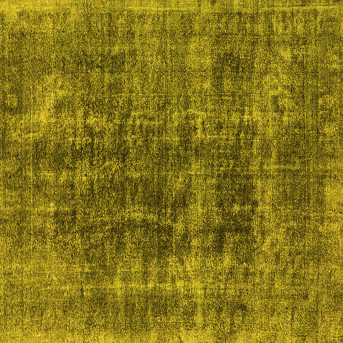Square Oriental Yellow Industrial Rug, urb1808yw