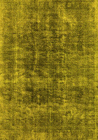 Oriental Yellow Industrial Rug, urb1808yw