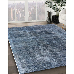 Machine Washable Industrial Modern Light Purple Blue Rug in a Family Room, wshurb1808