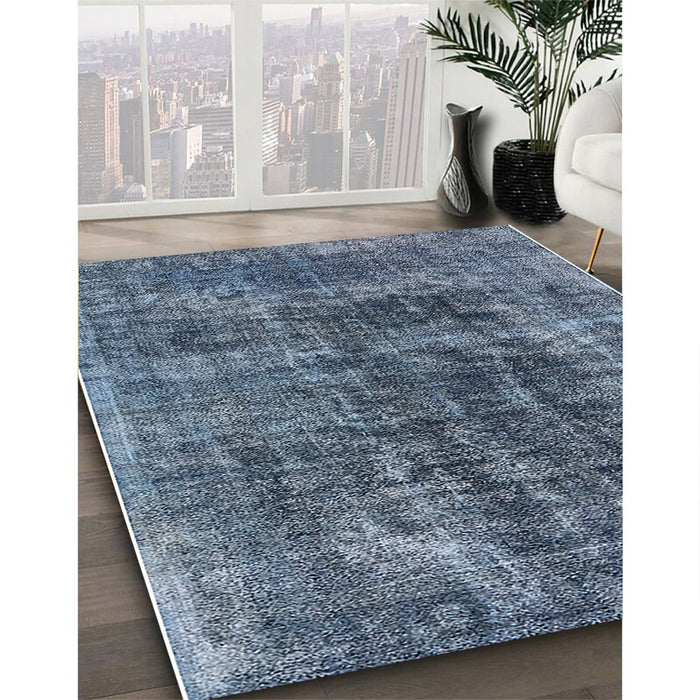 Machine Washable Industrial Modern Light Purple Blue Rug in a Family Room, wshurb1808