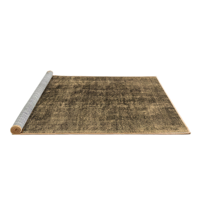 Sideview of Machine Washable Oriental Brown Industrial Rug, wshurb1808brn