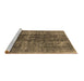 Sideview of Machine Washable Oriental Brown Industrial Rug, wshurb1808brn