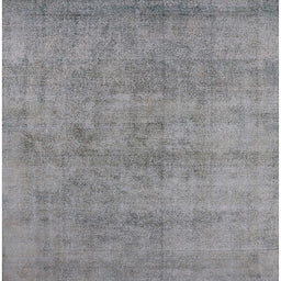 Square Mid-Century Modern Dark Gray Oriental Rug, urb1809