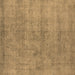 Square Oriental Brown Industrial Rug, urb1809brn