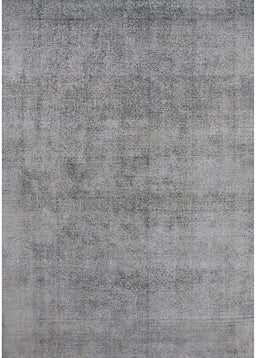 Mid-Century Modern Dark Gray Oriental Rug, urb1809