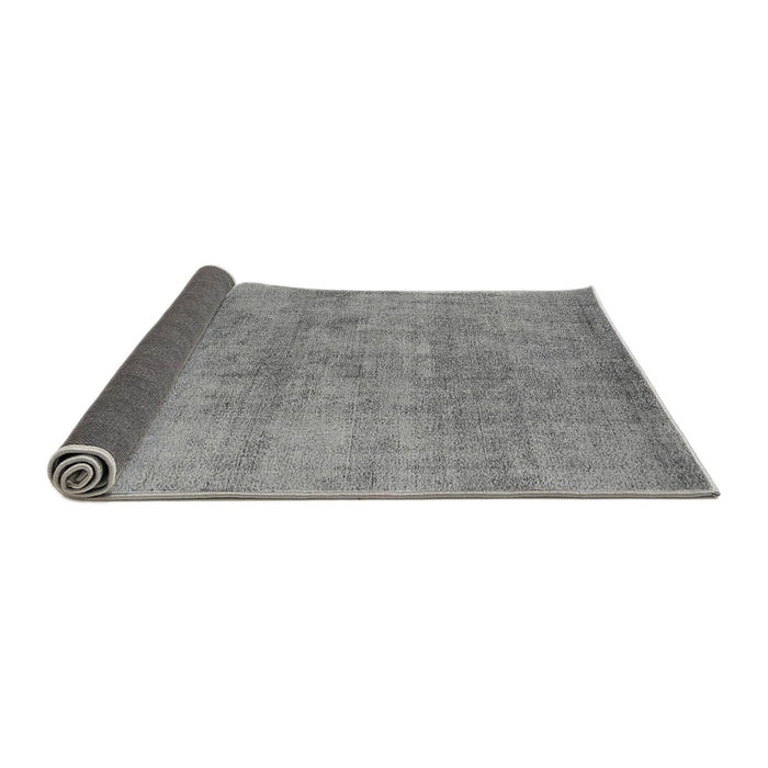 Sideview of Oriental Gray Industrial Rug, urb1809gry