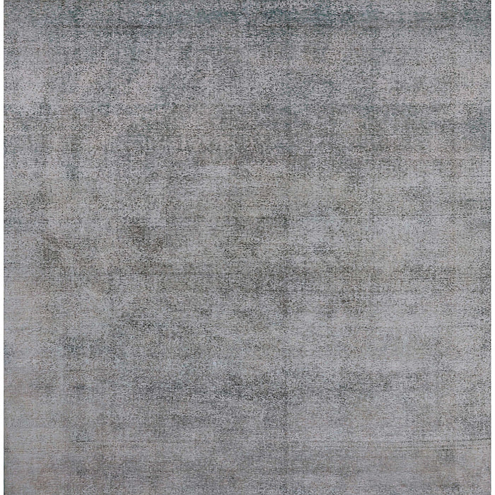 Square Machine Washable Industrial Modern Dark Gray Rug, wshurb1809