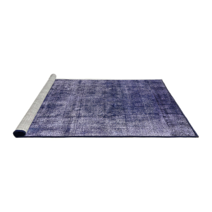 Sideview of Machine Washable Industrial Modern Medium Purple Rug, wshurb1810