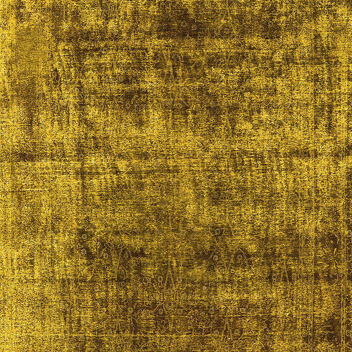 Oriental Yellow Industrial Rug, urb1810yw