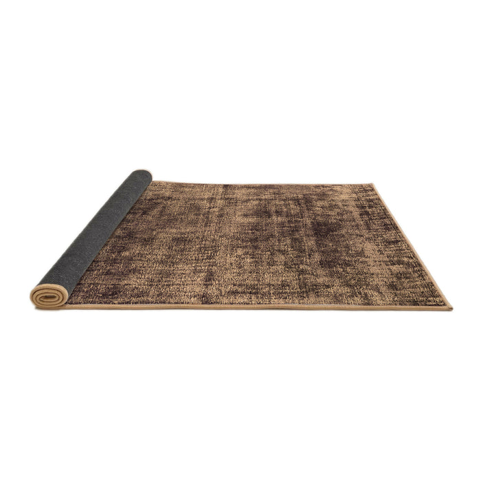 Sideview of Oriental Brown Industrial Rug, urb1810brn