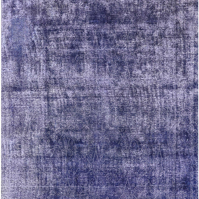 Machine Washable Industrial Modern Medium Purple Rug, wshurb1810