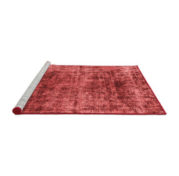 Industrial Red Washable Rugs