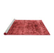 Industrial Red Washable Rugs