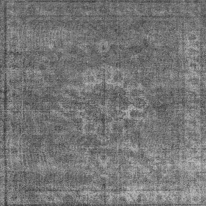 Square Oriental Gray Industrial Rug, urb1811gry