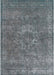 Machine Washable Industrial Modern Gray Rug, wshurb1811