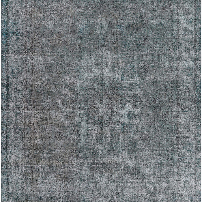Machine Washable Industrial Modern Gray Rug, wshurb1811