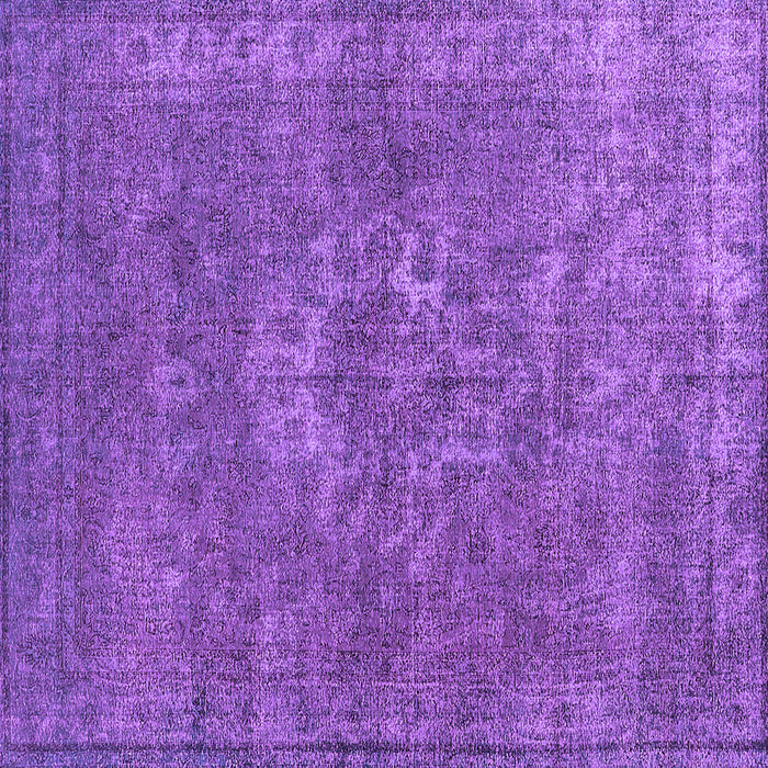 Square Oriental Purple Industrial Rug, urb1811pur