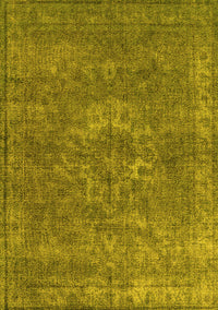 Oriental Yellow Industrial Rug, urb1811yw