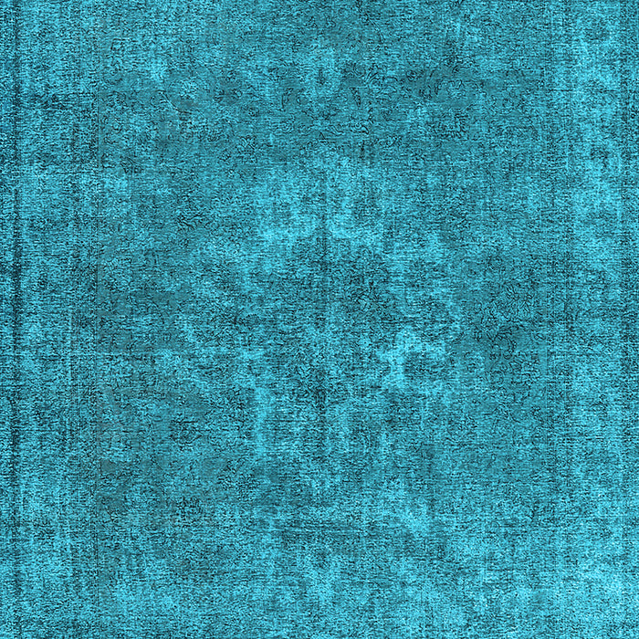 Machine Washable Oriental Light Blue Industrial Rug, wshurb1811lblu