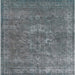 Square Mid-Century Modern Gray Oriental Rug, urb1811