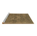 Sideview of Machine Washable Oriental Brown Industrial Rug, wshurb1811brn