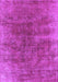 Machine Washable Oriental Purple Industrial Area Rugs, wshurb1812pur