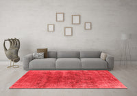 Machine Washable Oriental Red Industrial Rug, wshurb1812red