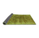 Sideview of Oriental Green Industrial Rug, urb1812grn