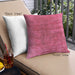 Front View of Mid-Century Modern Urban Square Violet Red Pink Throw Pillow, 18 inch by 18 inch, pwurb1812