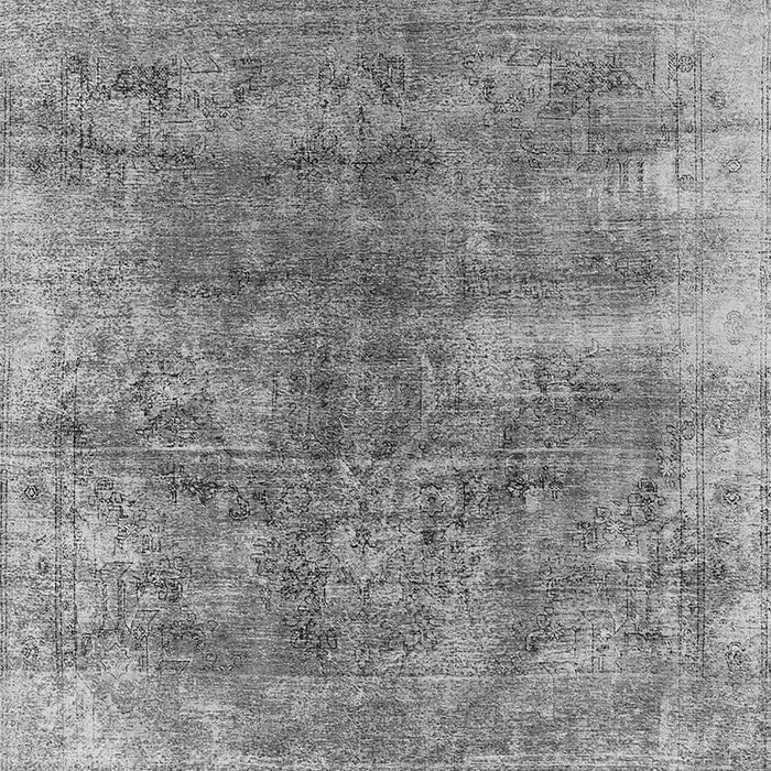 Machine Washable Oriental Gray Industrial Rug, wshurb1812gry