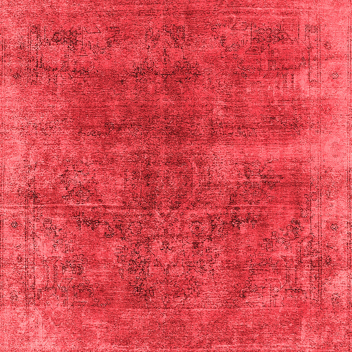 Machine Washable Oriental Red Industrial Rug, wshurb1812red