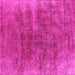 Square Oriental Pink Industrial Rug, urb1812pnk