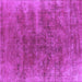 Square Oriental Purple Industrial Rug, urb1812pur